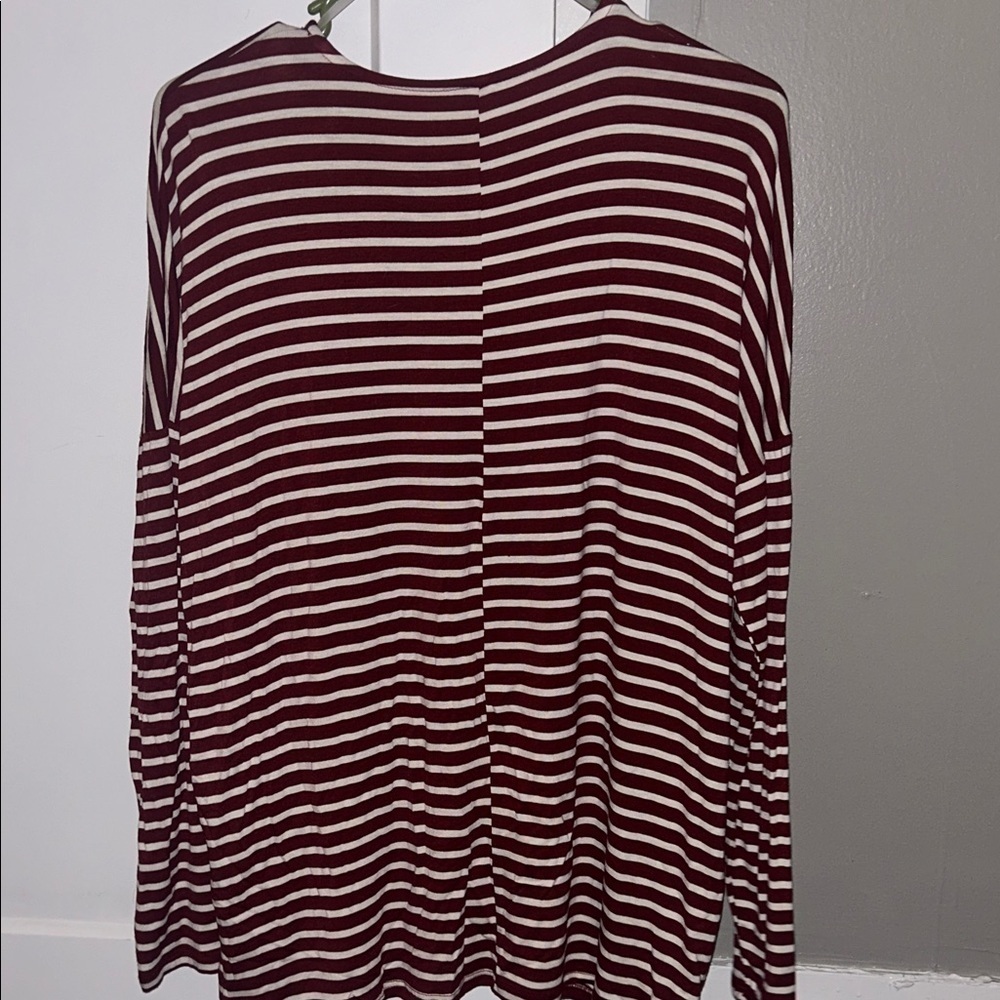 Vanilla Bay Striped Long Sleeve Tee - Picture 4 of 5